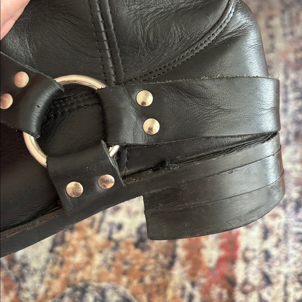 Vintage Frye Harness Boots - 7M, 8.5W - Picture 11 of 15